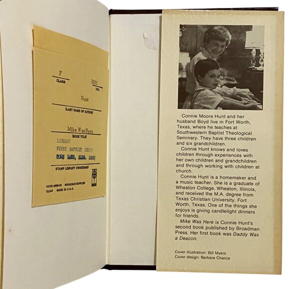 Mike Was Here For Adults Who Spend Time with Children HC Connie Moore Hunt - Picture 8 of 8